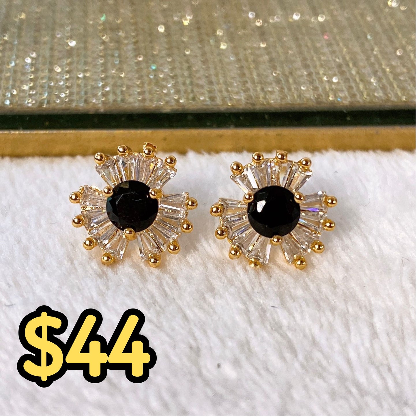 Arete de Chapa de Oro COA2123-1