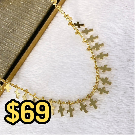 Collar de Chapa de Oro CC2135-2