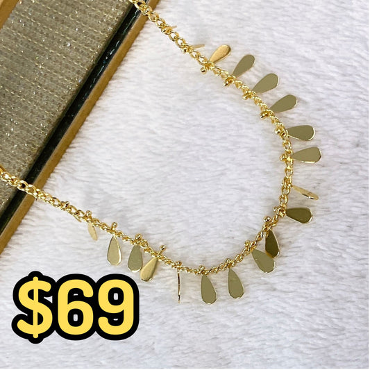 Collar de Chapa de Oro CC2135-3