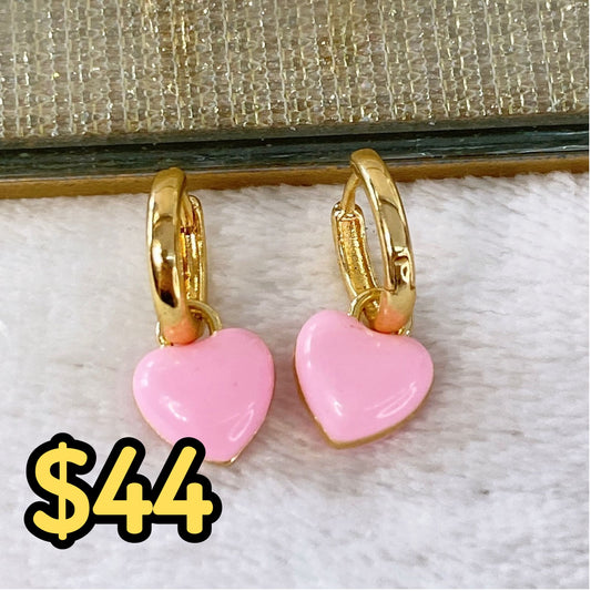 Arete de Chapa de Oro COA1987-1