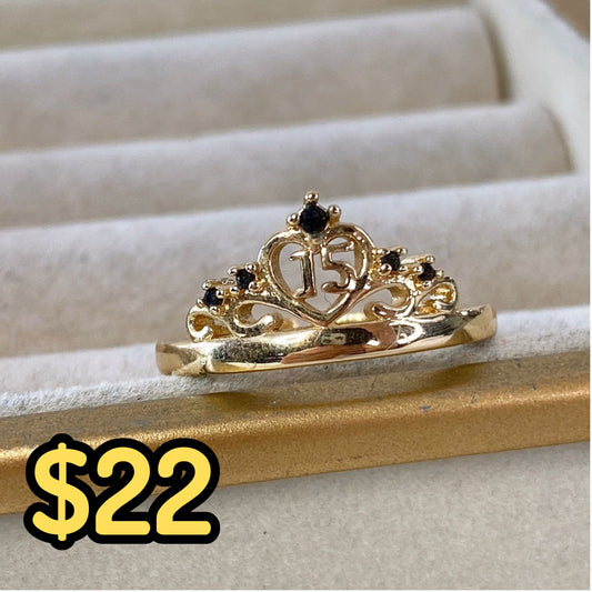 Anillo Chapa de Oro Ajustable ACO1363-3