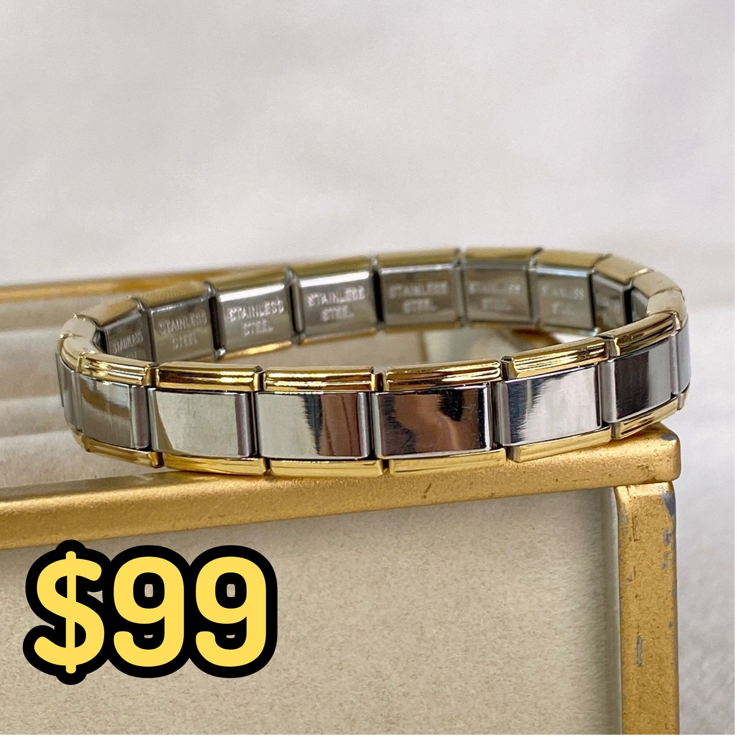 Pulsera Italiana de Acero Inoxidable PAI1560-2
