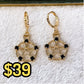 Arete de Chapa de Oro COA1989-1
