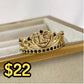 Anillo Chapa de Oro Ajustable ACO1366-2