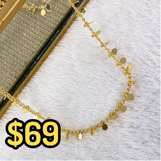 Collar de Chapa de Oro CC2135-1