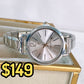 Reloj en Pulsera Italiana de Acero con Baño de Chapa de Oro PAI1053-2