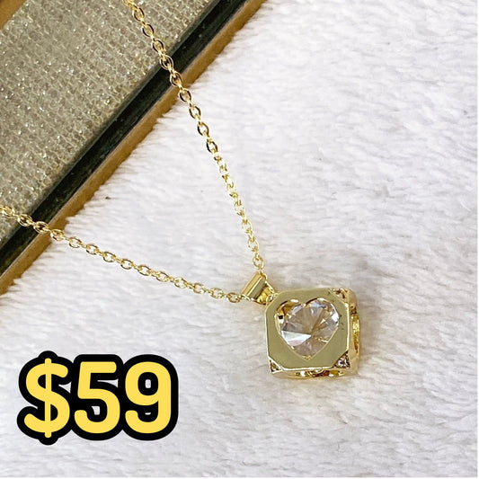 Collar de Chapa de Oro CC2151-1
