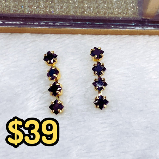 Arete de Chapa de Oro COA2019-2