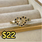 Anillo Chapa de Oro Ajustable ACO1365-2