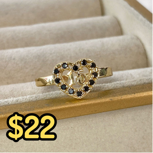 Anillo Chapa de Oro Ajustable ACO1365-2