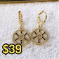 Arete de Chapa de Oro COA1988-3