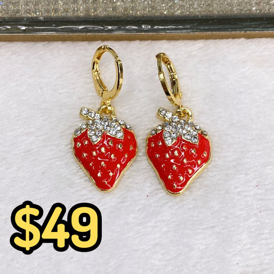 Arete de Chapa de Oro COA2017-1