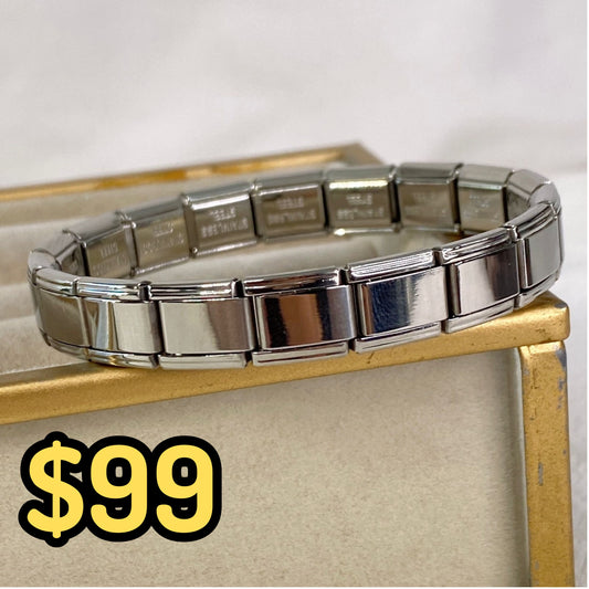 AGOTADO Pulsera Italiana de Acero Inoxidable PAI1091-2