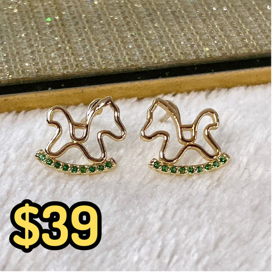 Arete Chapa de Oro COA1993-1