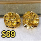Arete de Chapa de Oro COA1984-1