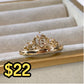 Anillo Chapa de Oro Ajustable ACO1363-1