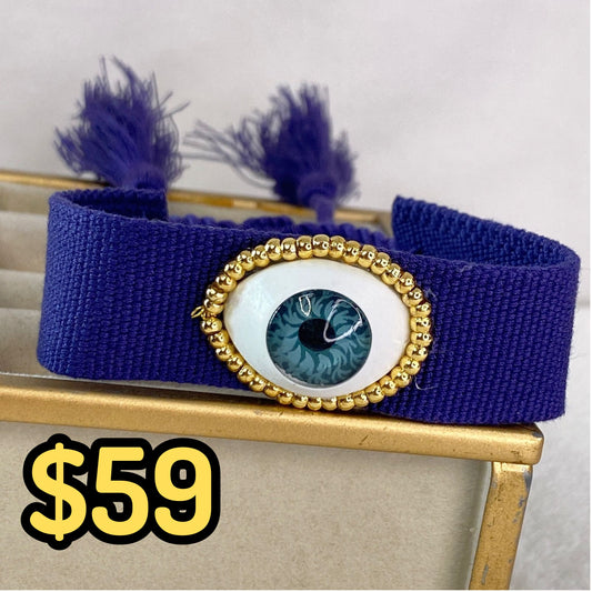 Pulsera de Tele y Chapa de Oro COP1573-3