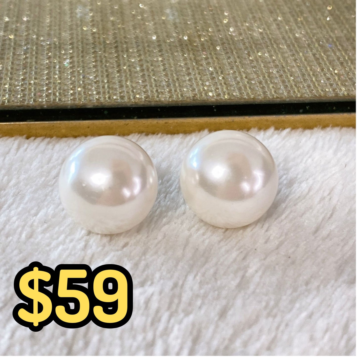 Arete de Acero Inoxidable Dorado GRANDE AAI1763-1