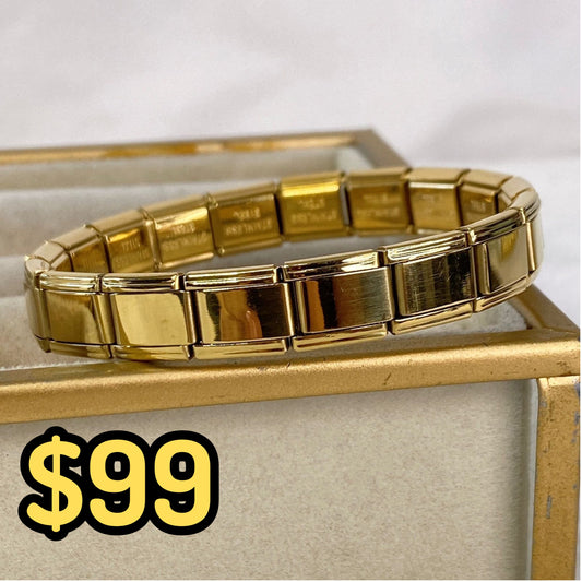 Pulsera Italiana de Acero Inoxidable PAI1011-1