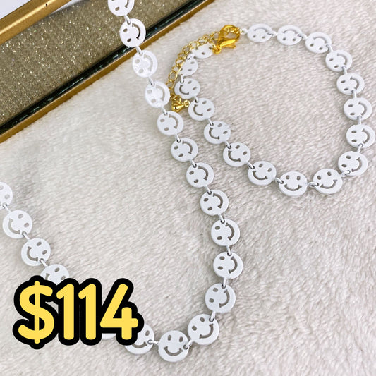 Set de Collar y Pulsera de Bisuteria CB844-4