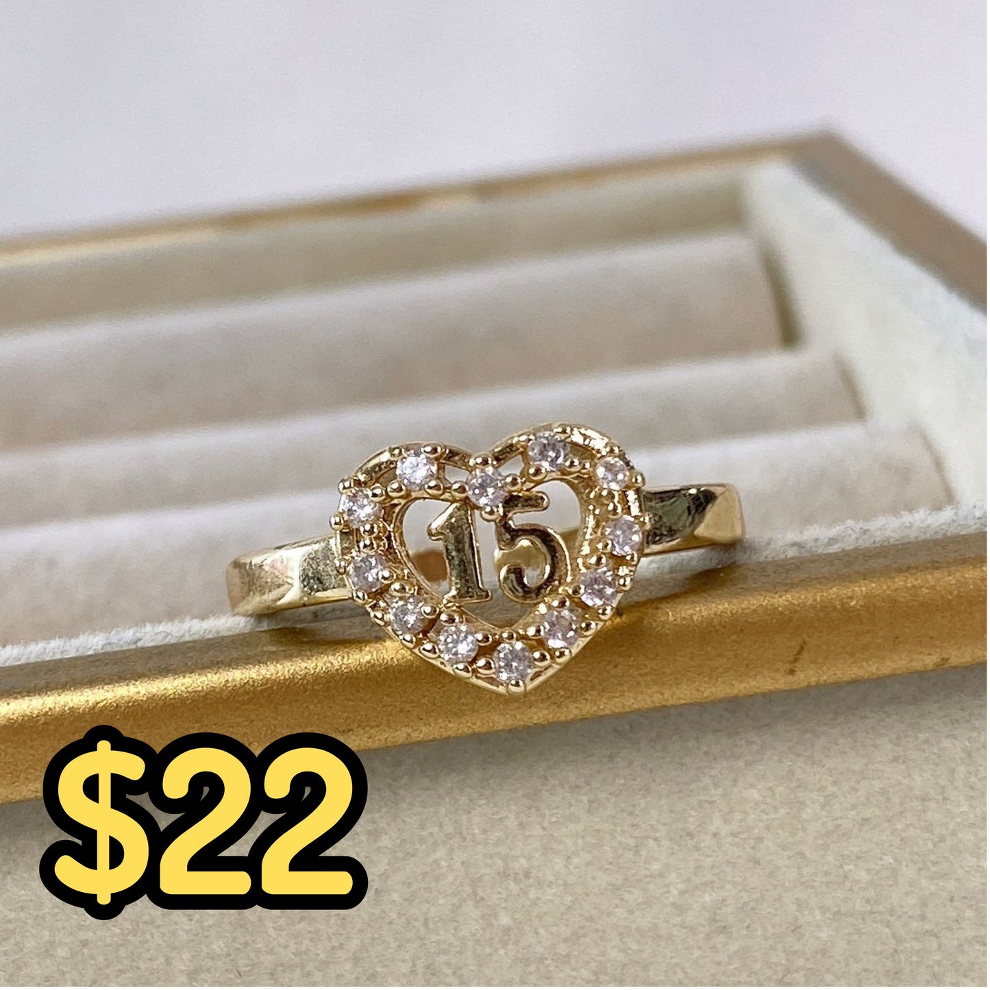 Anillo Chapa de Oro Ajustable ACO1365-4