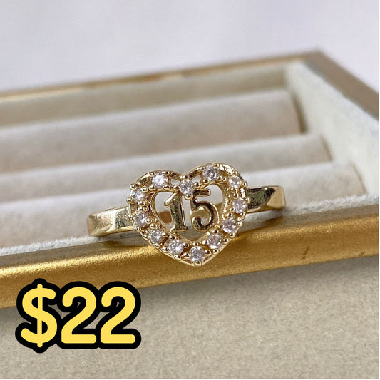 Anillo Chapa de Oro Ajustable ACO1365-4