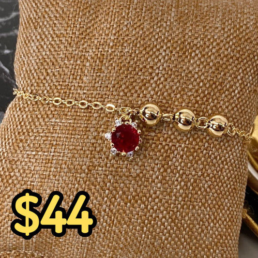 Pulsera de Chapa de Oro COP1581-1