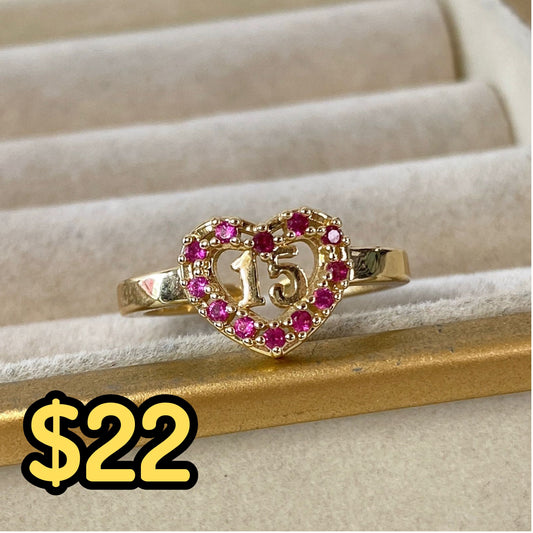 Anillo Chapa de Oro Ajustable ACO1365-1