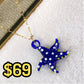Collar de Acero Inoxidable y Cristal CAI2525-1