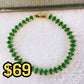 Pulsera de Chapa de Oro con Zirconias COP1577-2