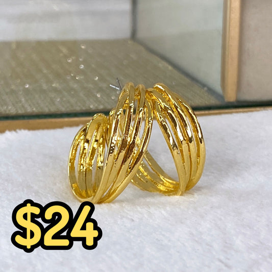 Arracada de Chapa de oro AAI1796-1