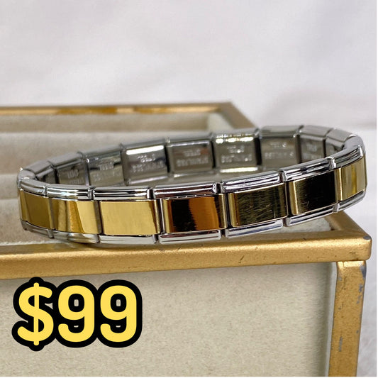 Pulsera Italiana de Acero Inoxidable PAI1010-1