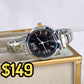 Reloj en Pulsera Italiana de Acero con Baño de Chapa de Oro PAI1056-2