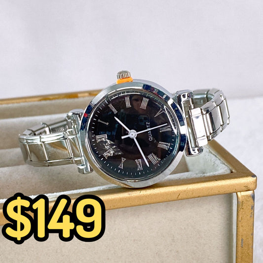 Reloj en Pulsera Italiana de Acero con Baño de Chapa de Oro PAI1056-2