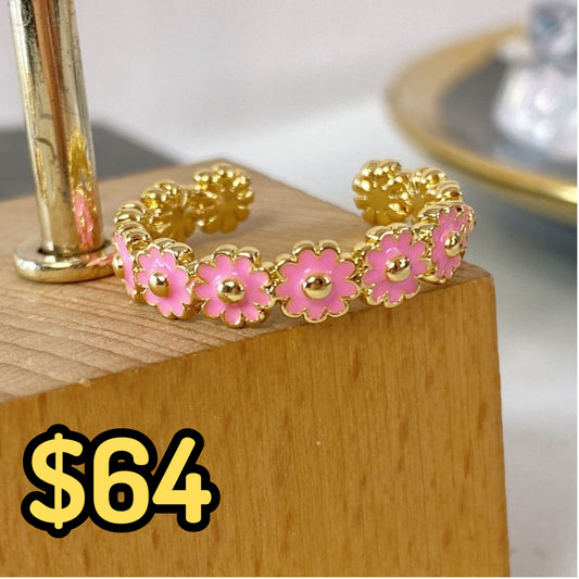 Anillo Chapa de Oro Ajustable ACO1367-3