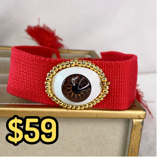Pulsera de Tele y Chapa de Oro COP1573-1