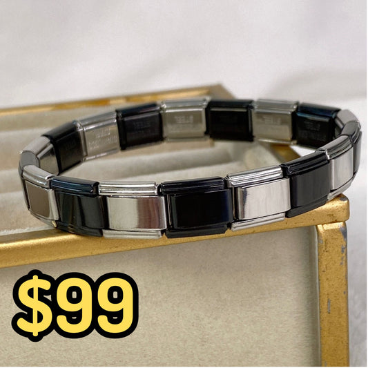 Pulsera Italiana de Acero Inoxidable PAI1009-3