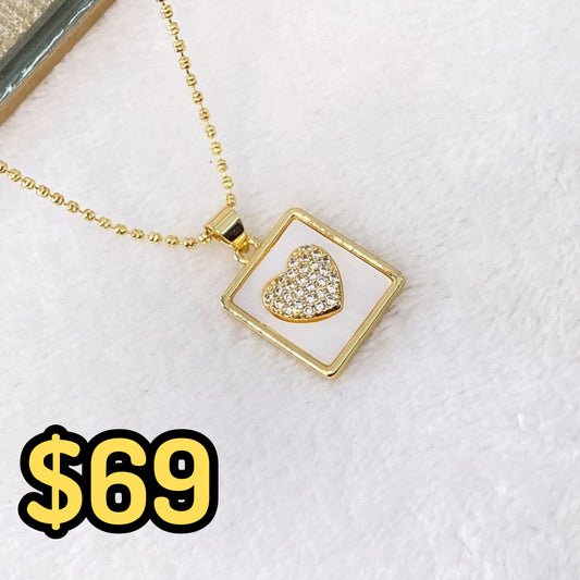 Collar de Chapa de Oro CC2187-1