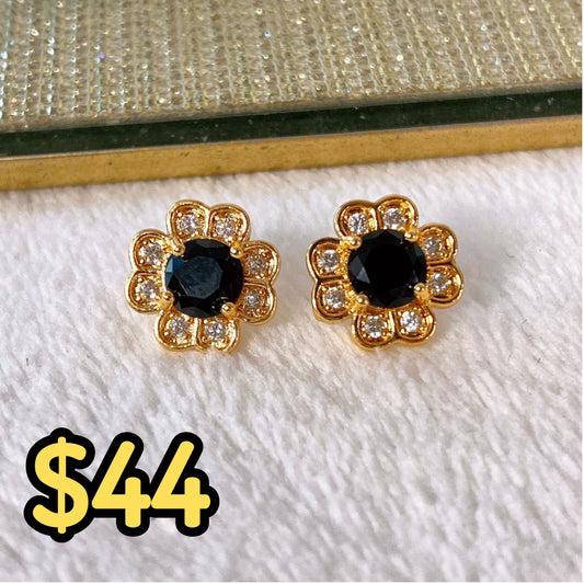 Arete de Chapa de Oro COA1971-1