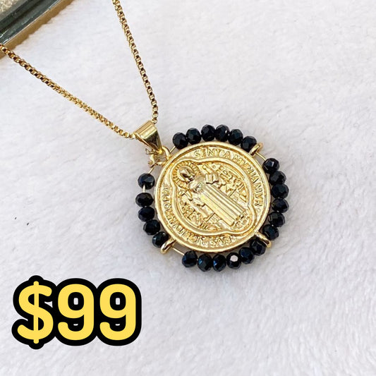 Collar de Chapa de Oro CC2176-3