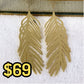 Arete de Chapa de Oro COA1981-1