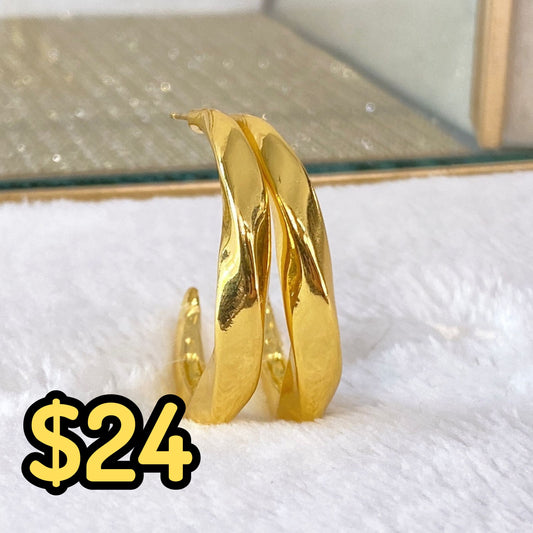 Arracada de Chapa de Oro AAI1793-1