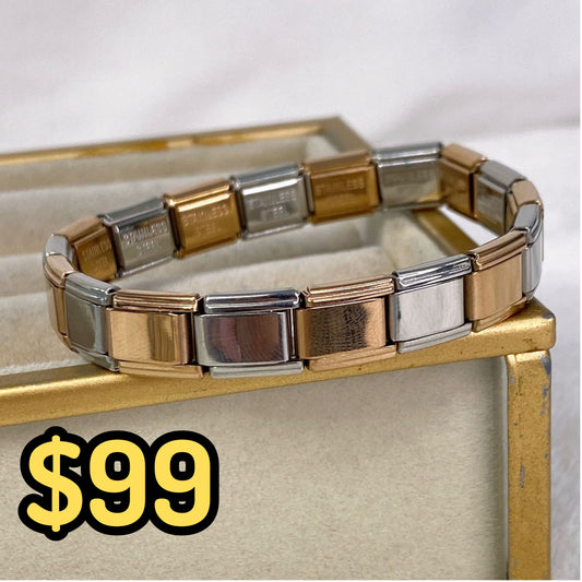 Pulsera Italiana de Acero Inoxidable PAI1009-2