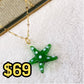 Collar de Acero Inoxidable y Cristal CAI2525-2