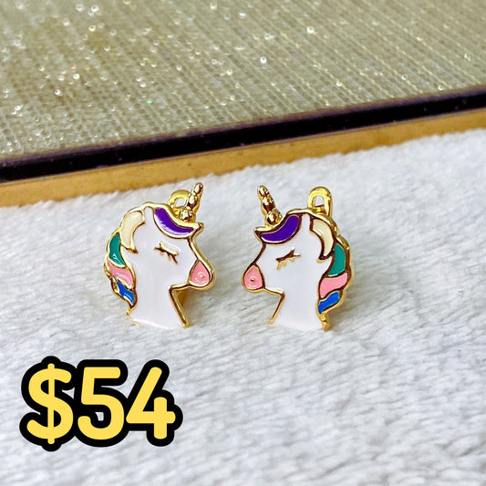 Arete de Chapa de Oro COA2015-1