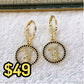 Arete de Chapa de Oro COA1991-1