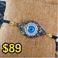 Pulsera trenzada con Cristales y Zirconia COP1574-1