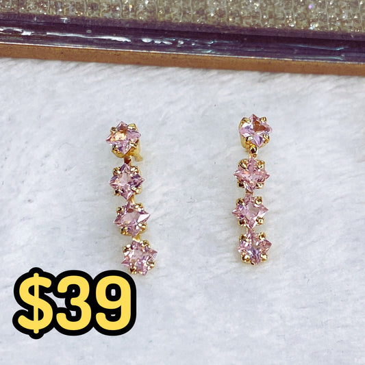 Arete de Chapa de Oro COA2019-6