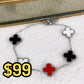 Pulsera de Trebol Grande de Acero Inoxidable PAI1064-2