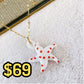 Collar de Acero Inoxidable y Cristal CAI2525-3